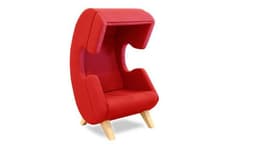 Telefoonstoel gericht op korte telefoongesprekken