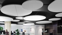 Ecophon - Solo Cirkel plafondeiland - Ronde akoestische plafondeilanden