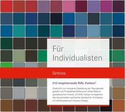 Sinfonia ral farben