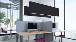 Abstracta trumpet - akoestische lamp - kantoor