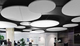 Ecophon - Solo Cirkel plafondeiland - Ronde akoestische plafondeilanden