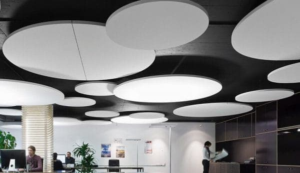 Ecophon - Solo Cirkel plafondeiland - Ronde akoestische plafondeilanden