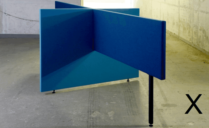 EASYfabric Workspace X-Form | Akustik Trennwand